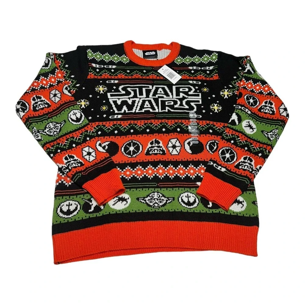 NWT Geeknet Star Wars Holiday Sweater GameStop Exclusive Ugly Christmas Size‎ XL